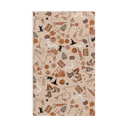 Autumn Vibes Hand Towel - Cozy Decor for Fall, Halloween Kitchen Accessories, Unique Gift, Pumpkin Spice Party, Witchy Home Decor - Fallhaul
