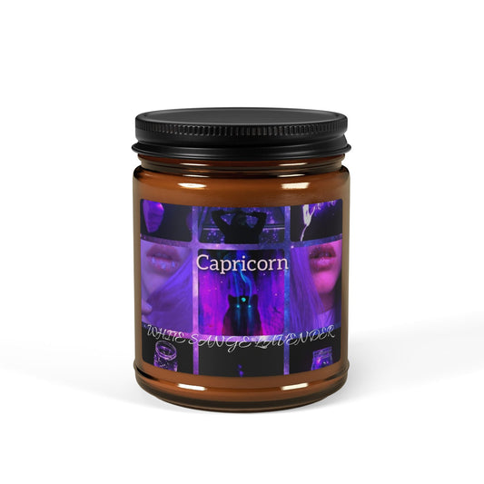 Capricorn Scented Soy Candle | Zodiac Gift, Home Decor, Aromatherapy, Relaxation, Candle Lovers - Fallhaul