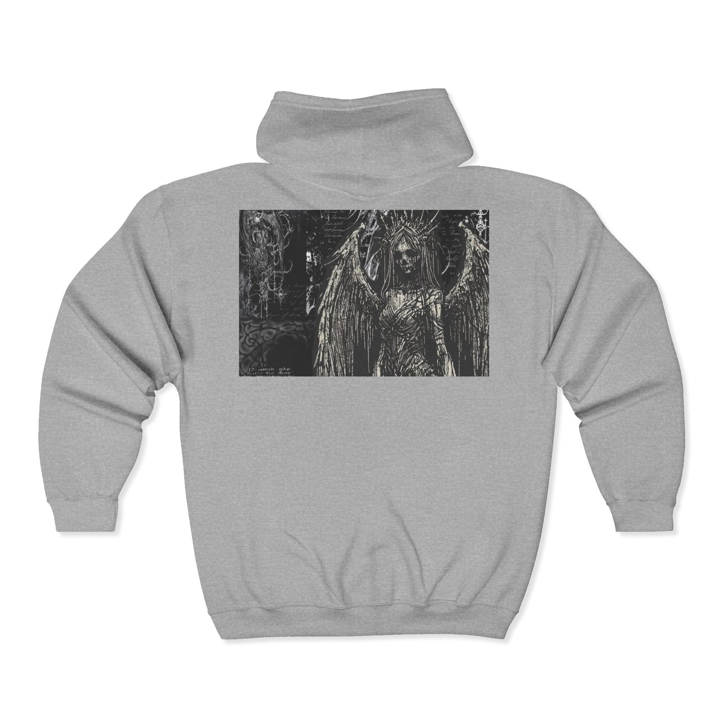 Funky Graphic Zip - Up Hoodie, Unisex Hoodie, Streetwear Sweatshirt, Birthday Gift, Casual Jacket, Graphic Apparel - Seasonly