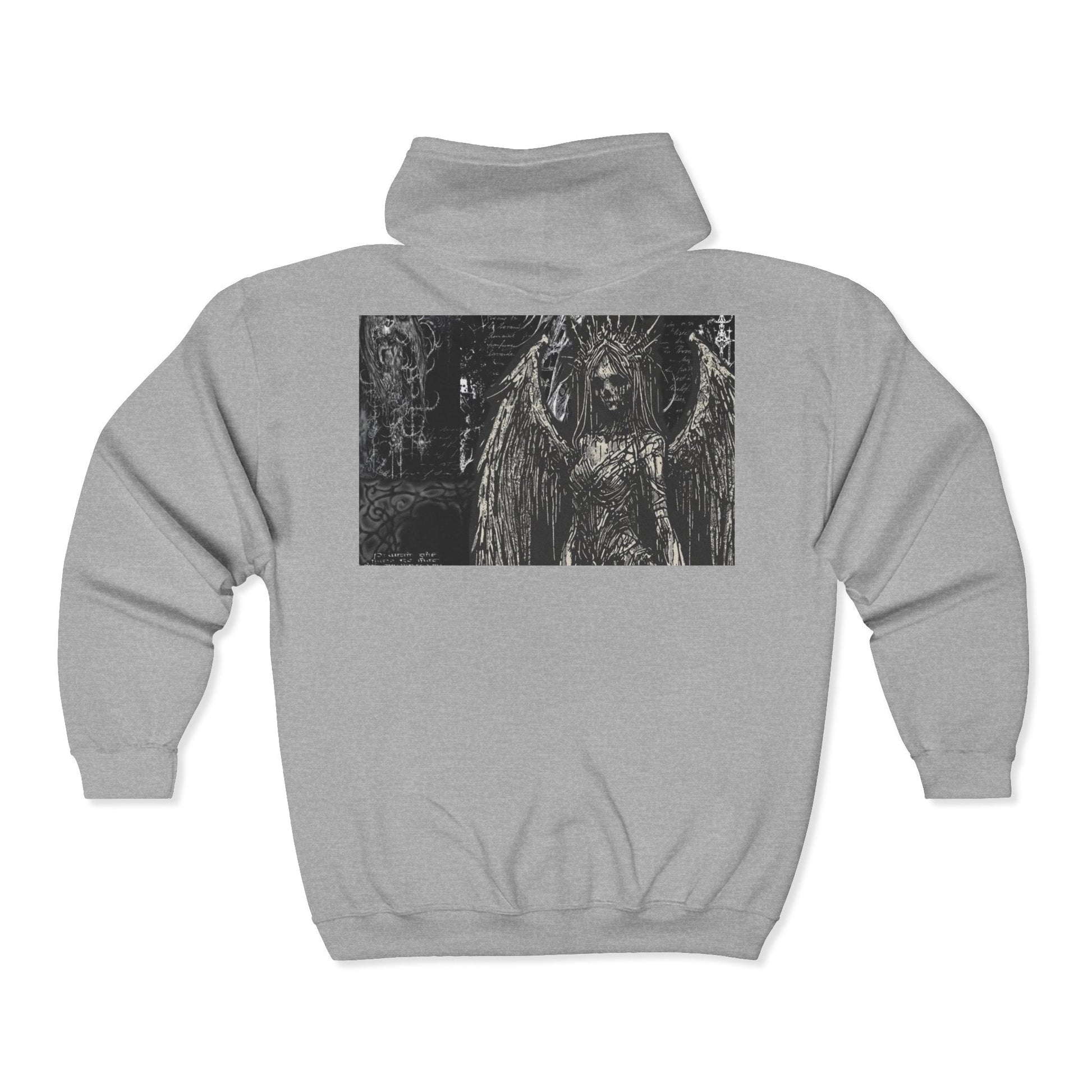 Funky Graphic Zip - Up Hoodie, Unisex Hoodie, Streetwear Sweatshirt, Birthday Gift, Casual Jacket, Graphic Apparel - Seasonly
