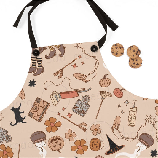 Whimsical Cooking Apron, Fun Kitchen Gift, Halloween Party Accessory, Creative Baking Attire, Unique Gift for Cooks - Seasonly