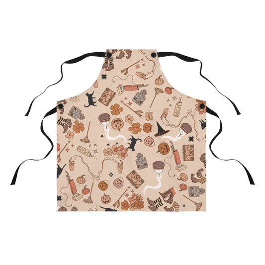 Whimsical Cooking Apron, Fun Kitchen Gift, Halloween Party Accessory, Creative Baking Attire, Unique Gift for Cooks - Seasonly